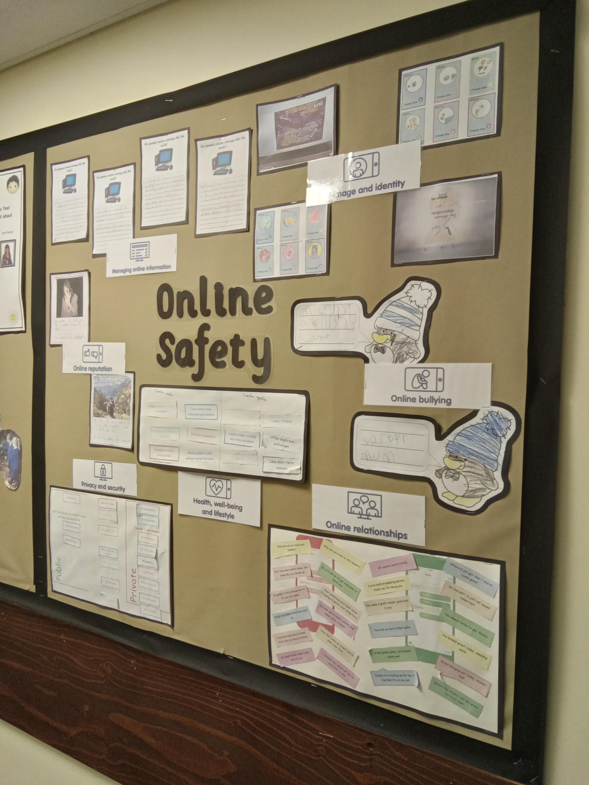 Online safety is important to us! 